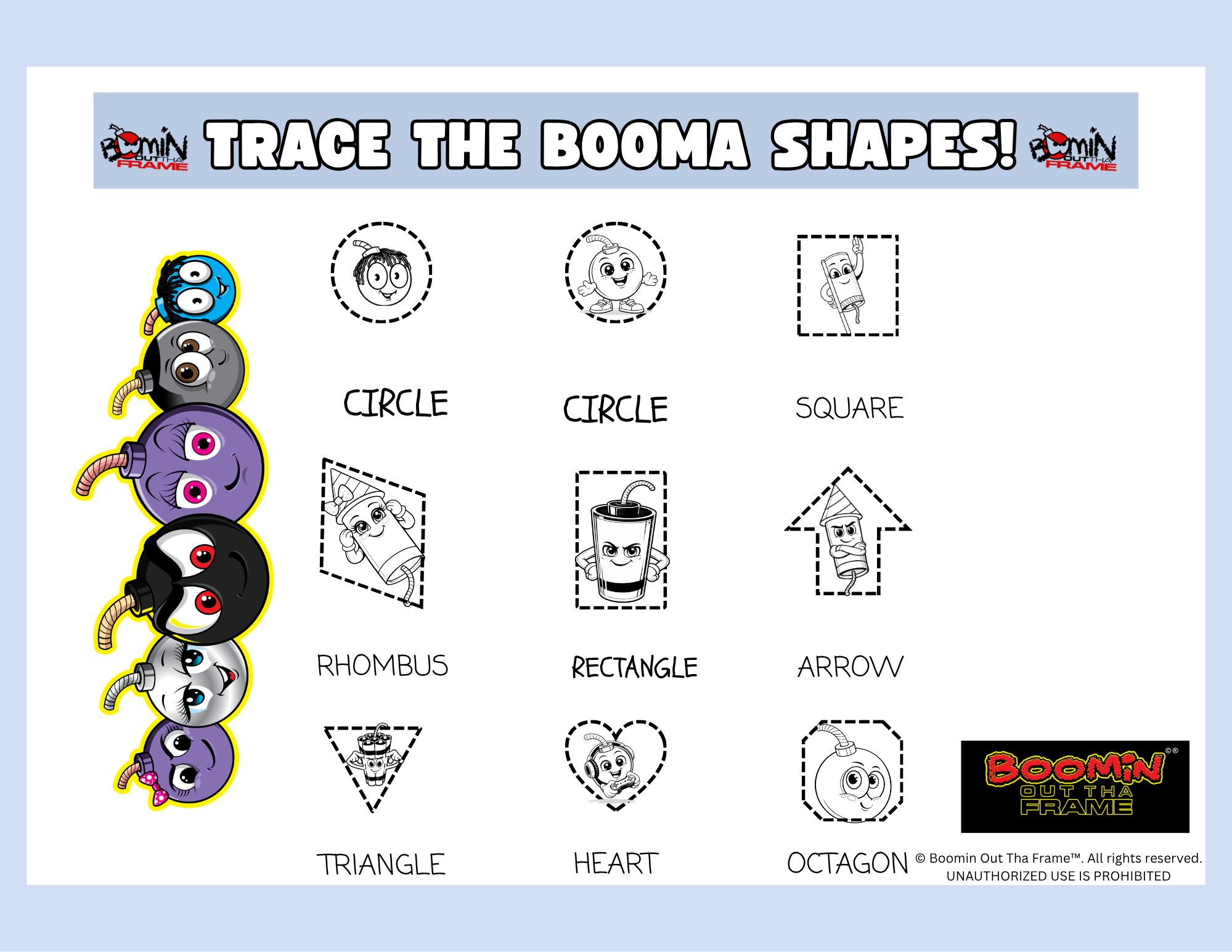 BOOMA ACADEMY EDUCATIONAL WORKSHEETS