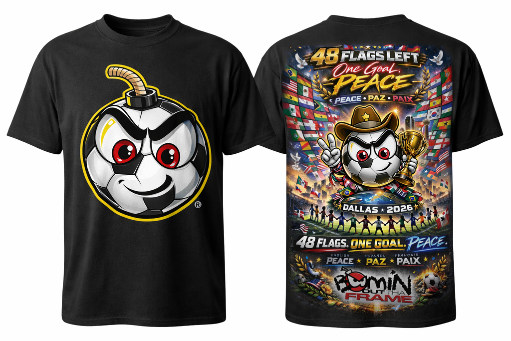 BOOMIN OUT THA FRAME GLOBAL CUP LIMITED EDITION '26 EDITION T-SHIRT